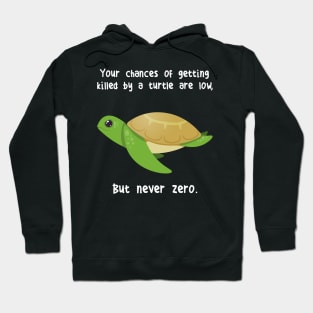 Green Sea Turtle Never Zero Hoodie